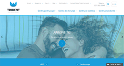 Desktop Screenshot of clinicatrident.ro